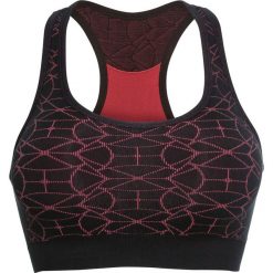 Biustonosz sportowy bustier Level 1 bonprix czarny wzorzysty. Czarne biustonosze sportowe marki bonprix, s, w paski, z materiału. Za 44,99 zł.