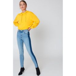 Cheap Monday Jeansy z wysokim stanem Skin - Blue. Niebieskie jeansy damskie marki Cheap Monday, z denimu. W wyprzedaży za 101,48 zł.