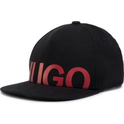 Czapka z daszkiem HUGO - Men-X 541 50419269 006. Czarne czapki męskie HUGO, bez wzorów, z bawełny. Za 219,00 zł.
