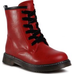 Trapery NELLI BLU - CS102607-12 Red. Czerwone śniegowce dziewczęce Nelli Blu, bez zapięcia. Za 119,99 zł.