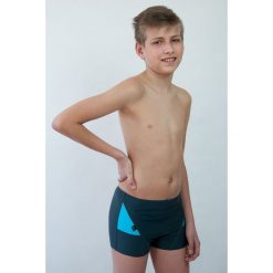 Odzież dziecięca: Belibe Sport Spin kąpielówki chłopięce 1100 m1110 grafitowo- turkusowe r. 128