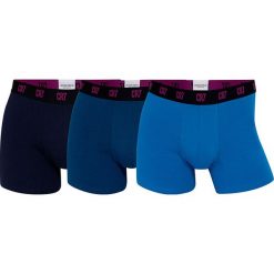 CR7 Cristiano Ronaldo - Bokserki (3-pack). Niebieskie bokserki męskie CR7 Cristiano Ronaldo, z nadrukiem, z elastanu. W wyprzedaży za 79,90 zł.