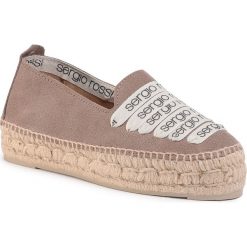 Espadryle MANEBI - A84590-MFN975-1504 Taupe. Pomarańczowe espadryle damskie Manebi, bez wzorów, ze skóry, bez obcasa. W wyprzedaży za 589,00 zł.