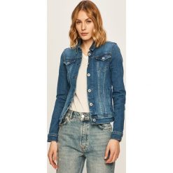 Pepe Jeans - Kurtka jeansowa Thrift. Niebieskie kurtki damskie Pepe Jeans, s, bez wzorów, z elastanu, krótkie. Za 399,90 zł.
