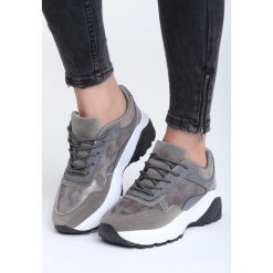 Szare Buty Sportowe Minute To Midnight. Pomarańczowe buty sportowe damskie marki Born2be, z materiału. Za 89,99 zł.