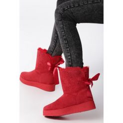 Czerwone Śniegowce Crown Point. Czerwone śniegowce damskie Multu, bez zapięcia. Za 69,99 zł.