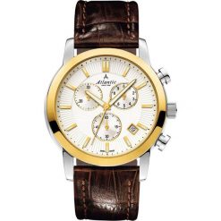 Zegarek Atlantic Męski Sealine 62450.43.21G Chronograf brązowy. Brązowe zegarki męskie Atlantic. Za 1473,26 zł.