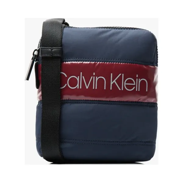 Calvin Klein Torba Puffer Mini Reporter , czarny, rozmiar ONE SIZE. Czarne torby męskie na ramię Calvin Klein, w paski, z materiału. Za 279,99 zł.