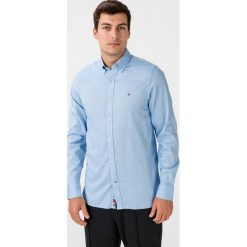 Tommy Hilfiger Koszula Niebieski. Niebieskie koszule męskie TOMMY HILFIGER, xl, bez wzorów, z elastanu, bez kołnierzyka, z długim rękawem. Za 428,95 zł.