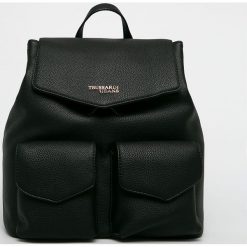 Trussardi Jeans - Plecak. Czarne plecaki damskie Trussardi Jeans, bez wzorów, z poliesteru. Za 639,90 zł.