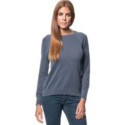 Swetry klasyczne damskie: Sweter w kolorze szaroniebieskim