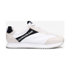 Calvin Klein Jerrold Tenisówki Biały. Białe trampki męskie Calvin Klein, bez wzorów, z jeansu, bez zapięcia. Za 497,95 zł.