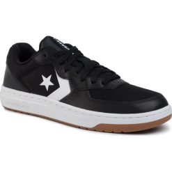 Sneakersy CONVERSE - Rival Ox 163207C Black/White/Gum. Czarne sneakersy męskie Converse, bez zapięcia. W wyprzedaży za 199,00 zł.