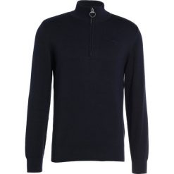 Swetry klasyczne męskie: Barbour HALF ZIP Sweter navy