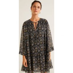 Mango - Sukienka Vivito. Niebieskie sukienki damskie Mango, na co dzień, s, bez wzorów, z poliesteru, casualowe, bez kołnierzyka, bez rękawów, mini, proste. Za 199,90 zł.