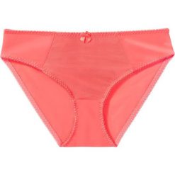 Bluzka z krawatką bonprix koralowy. Różowe figi damskie bonprix, bez wzorów, eleganckie, bez kołnierzyka, bez rękawów. Za 74,99 zł.
