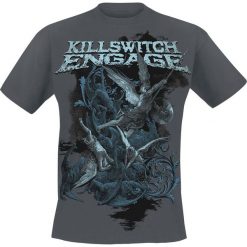 Killswitch Engage Battle T-Shirt ciemnoszary. Szare t-shirty męskie z nadrukiem marki Killswitch Engage, xl, z okrągłym kołnierzem. Za 74,90 zł.