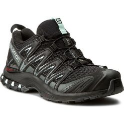 Buty SALOMON - Xa Pro 3D W 393269 22 V0 Black/Magnet/Fair Aqua. Czarne buty sportowe damskie Salomon, bez wzorów, ze skóry ekologicznej, sportowe, do biegania. W wyprzedaży za 399,00 zł.