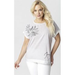 Szara Bluzka Aethirei. Szare bluzki damskie Born2be, xl, bez wzorów, bez kołnierzyka, bez rękawów. W wyprzedaży za 49,99 zł.