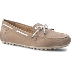 Mokasyny GEOX - D Leelyan A D724RA 00022 C6738 Lt Taupe. Brązowe mokasyny damskie Geox, z materiału. W wyprzedaży za 239,00 zł.