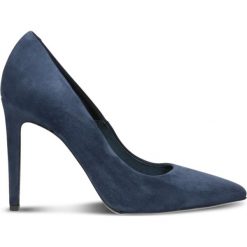 Czółenka INGRID. Niebieskie buty ślubne damskie marki Gino Rossi, ze skóry, na wysokim obcasie, na szpilce. Za 249,90 zł.