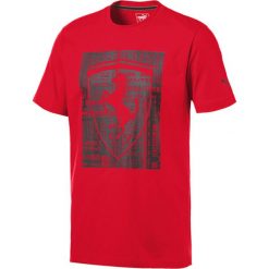 Puma Big Shield Koszulka Czerwony. Czerwone podkoszulki męskie Puma, xs, z nadrukiem, z bawełny, krótkie. Za 137,95 zł.