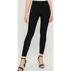 Spodnie tregginsy z zamkami - Czarny. Czarne legginsy Sinsay, l. Za 59,99 zł.