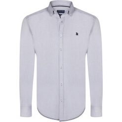 Koszula w kolorze szarym. Szare koszule męskie Giorgio di Mare, s, bez wzorów, z bawełny, button down, bez rękawów. W wyprzedaży za 128,95 zł.