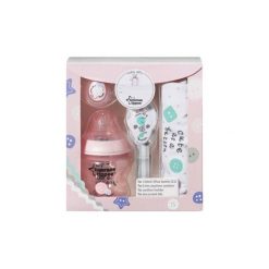 TOMMEE TIPPEE Baby Gift Różowy zestaw prezentowy Butelka + akcesoria. Czerwone śliniaki Tommee Tippee, z bawełny. W wyprzedaży za 37,99 zł.