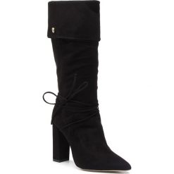 Kozaki LIU JO - Dany 03 S19157 P0021 Black 22222. Czarne kozaki damskie Liu Jo, ze skóry, bez obcasa, na obcasie, bez zapięcia. Za 1299,00 zł.