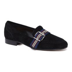 Skórzane mokasyny w kolorze czarnym. Mokasyny damskie Tosca Blu, Bagatt. W wyprzedaży za 279,95 zł.