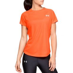 Under Armour Speed Stride Short Sleeve 1326462-836. Pomarańczowe t-shirty damskie Under Armour, s, bez wzorów, z poliesteru, bez kołnierzyka. W wyprzedaży za 89,99 zł.