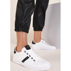 Biało-Czarne Buty Sportowe Aqianella. Białe buty sportowe damskie Renee, bez wzorów, sportowe. Za 79,99 zł.