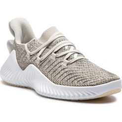 Buty adidas - Alphabounce Trainer BB7242 Rawwht/Ftwwht/Grethr. Brązowe buty sportowe damskie Adidas, bez wzorów, z tworzywa sztucznego, eleganckie, na fitness i siłownię, adidas alphabounce. W wyprzedaży za 289,00 zł.