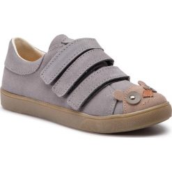 Sneakersy MRUGAŁA - 3380/9-82 Bear Grey. Szare półbuty dziewczęce Mrugała, na rzepy. Za 229,00 zł.