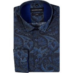 Koszula SIMONE KDGS000892. Niebieskie koszule męskie Giacomo Conti, m, bez wzorów, z bawełny, eleganckie, z włoskim kołnierzykiem, z długim rękawem. Za 199,00 zł.