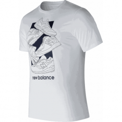 New Balance MT81902BKW. Szare podkoszulki męskie New Balance, m, bez wzorów, klasyczne, z klasycznym kołnierzykiem, bez rękawów. Za 59,99 zł.