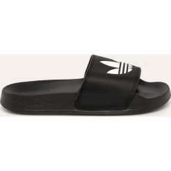 Adidas Originals - Klapki dziecięce. Czarne sandały dziewczęce adidas Originals, z materiału, bez zapięcia. Za 119,90 zł.