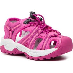 Sandały CMP - Kids Aquarii Hiking Sandal 3Q95474 Hot Pink B375. Różowe sandały dziewczęce CMP, ze skóry ekologicznej, bez zapięcia. W wyprzedaży za 99,00 zł.