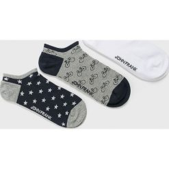 John Frank - Skarpety (3-Pack). Skarpetki męskie John Frank, bez wzorów, z elastanu. Za 29,90 zł.