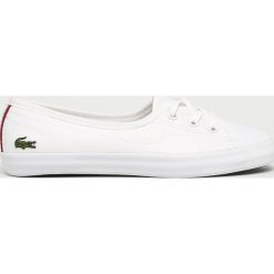 Lacoste - Tenisówki Ziane Chunky. Białe trampki i tenisówki damskie Lacoste, bez wzorów, z gumy, bez zapięcia. W wyprzedaży za 199,90 zł.