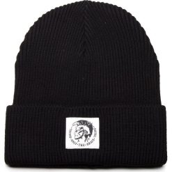 Czapka DIESEL - K-Coder 00SVEX 0DAOB 900 Black. Czarne czapki damskie Diesel, na zimę, bez wzorów, z bawełny. W wyprzedaży za 169,00 zł.