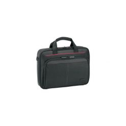 Targus Classic Clamshell Case 12-13.4" czarna. Czarne torby na laptopa Targus, w paski, z nylonu, eleganckie. Za 79,90 zł.