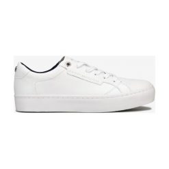 Tommy Hilfiger City Dress Tenisówki Biały. Białe trampki i tenisówki damskie TOMMY HILFIGER, bez wzorów, ze skóry, bez zapięcia. Za 566,95 zł.