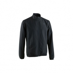 Bluza na zamek fitness kardio FJA100 męska. Czarne bluzy męskie marki DOMYOS, m, z poliesteru. Za 59,99 zł.