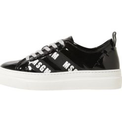 Trampki i tenisówki damskie: MSGM LEAF LACEUP CUPSOLE Tenisówki i Trampki black patent