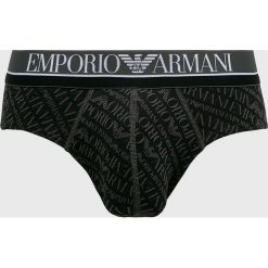 Emporio Armani - Bokserki. Czarne bokserki męskie Emporio Armani, s, bez wzorów, z elastanu. W wyprzedaży za 119,90 zł.