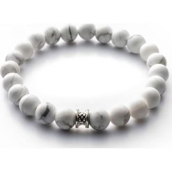 Bransoletki damskie: Bransoletka Gemini Basic Mat White B14-G