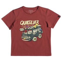 Quiksilver Chłopięca Koszulka Wolf Riding Ss 98 Czerwona. Czerwone t-shirty chłopięce Quiksilver, bez wzorów, bez rękawów. Za 45,00 zł.