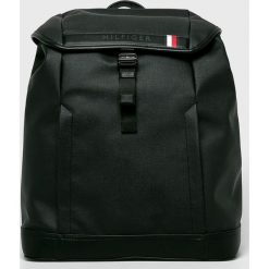 Tommy Hilfiger - Plecak. Czarne plecaki męskie TOMMY HILFIGER, bez wzorów, z materiału. W wyprzedaży za 399,90 zł.
